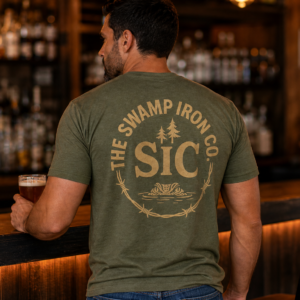 Built for the Grit T-Shirt by The Swamp Iron Co.